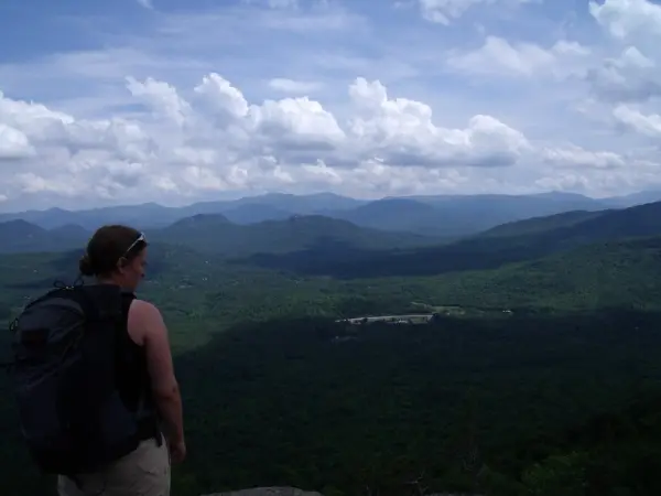 A wonderful view for a short hike on the Flume Knob trail.