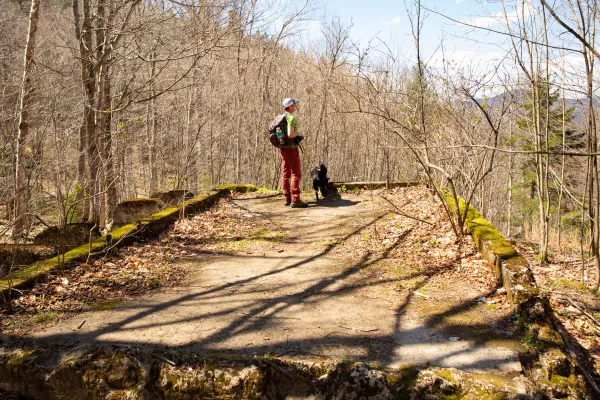 Many interesting artifacts of the past along the trail.