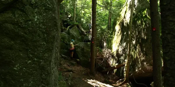 Can you say glacial errata? This trail has lots of it.