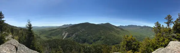 Giant Mountain dominates the landscape.