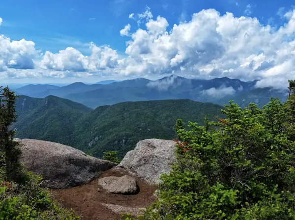 The summit of Nippletop has breathtaking views.