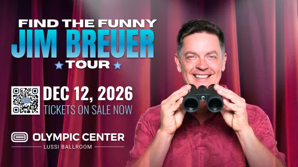 Jim Breuer: Find the Funny Tour, December 12, 2026. Tickets on sale now. Olympic Center