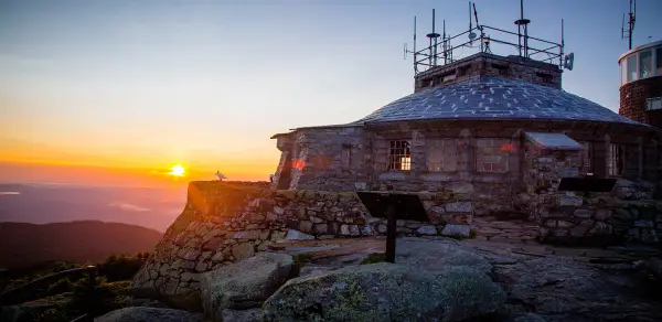 The weather station at the top of Whiteface