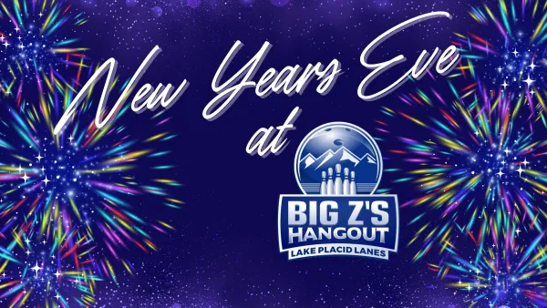 New Year's Eve Party graphic for Big Z's