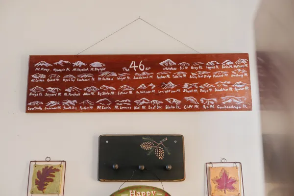 The front entry way to Lake Placid Pinehill Townhouse.