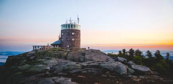 The weather station at the top of Whiteface
