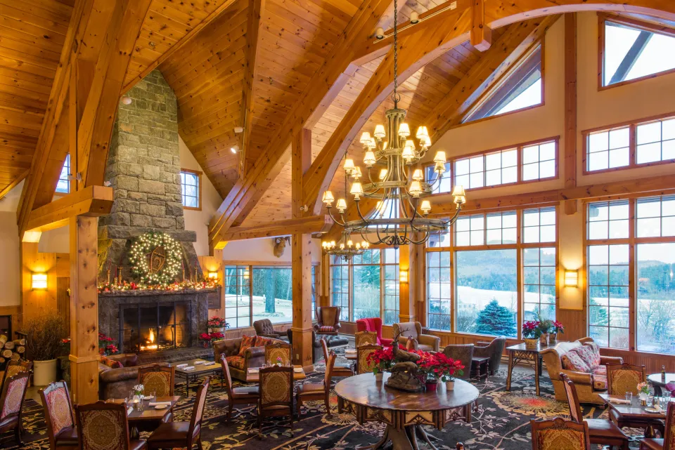 Lobby of the Lake Placid Club Grandview.