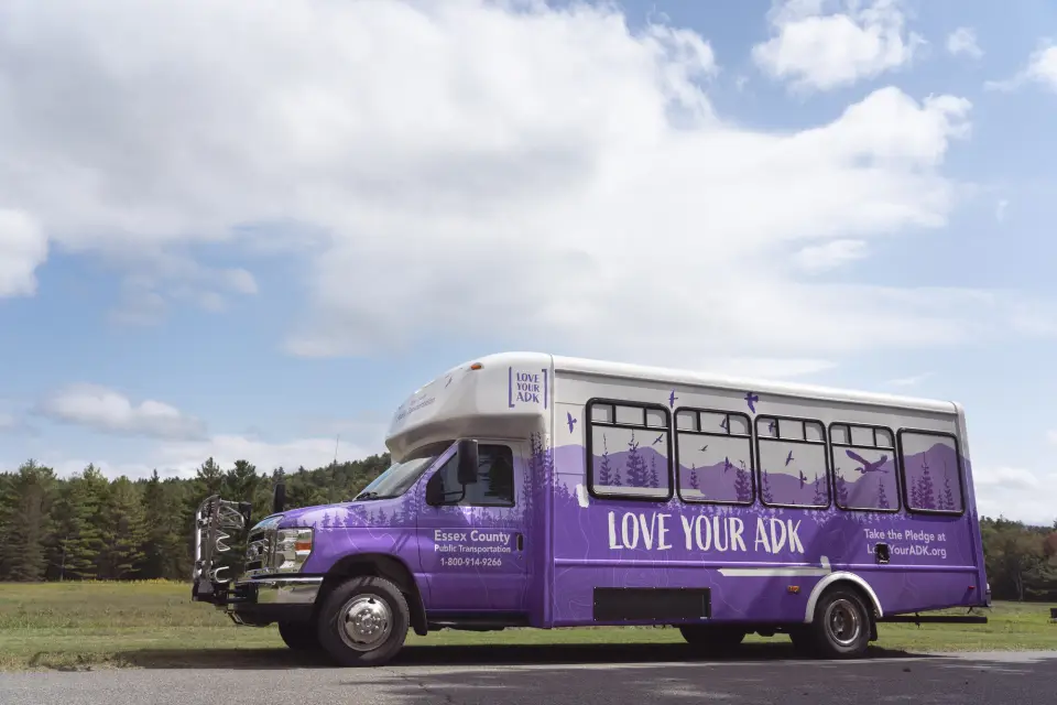 The hiker shuttle for the Keene Valley area