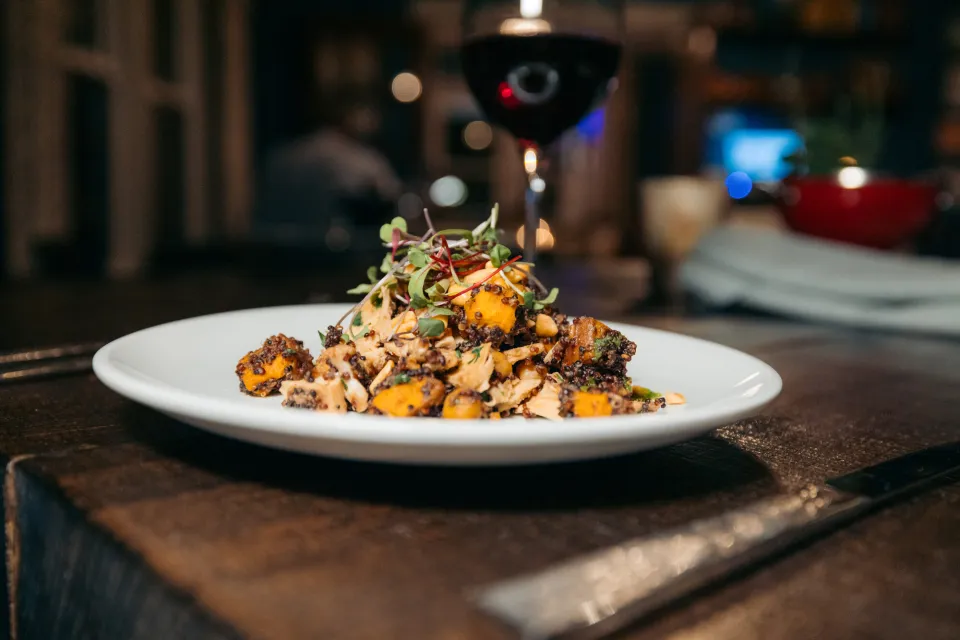 Quinoa and sweet potato dish