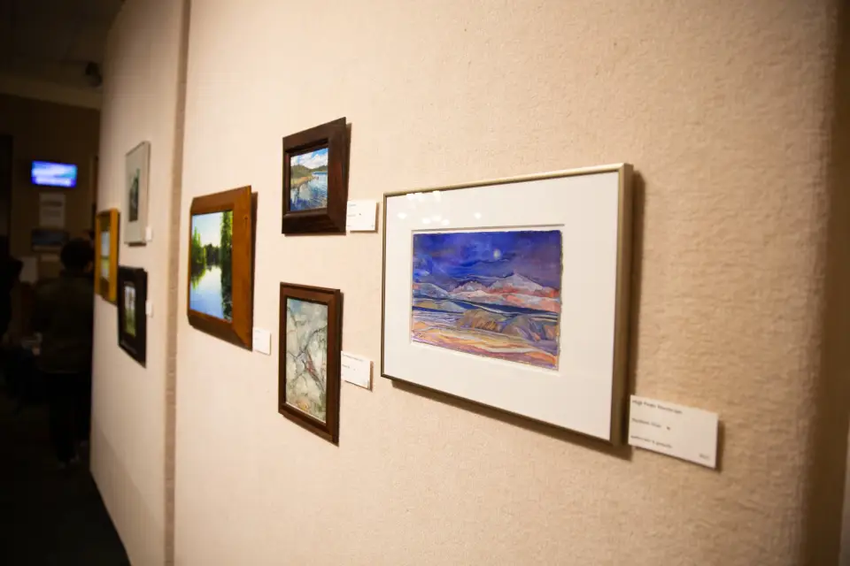 An art gallery in Lake Placid.