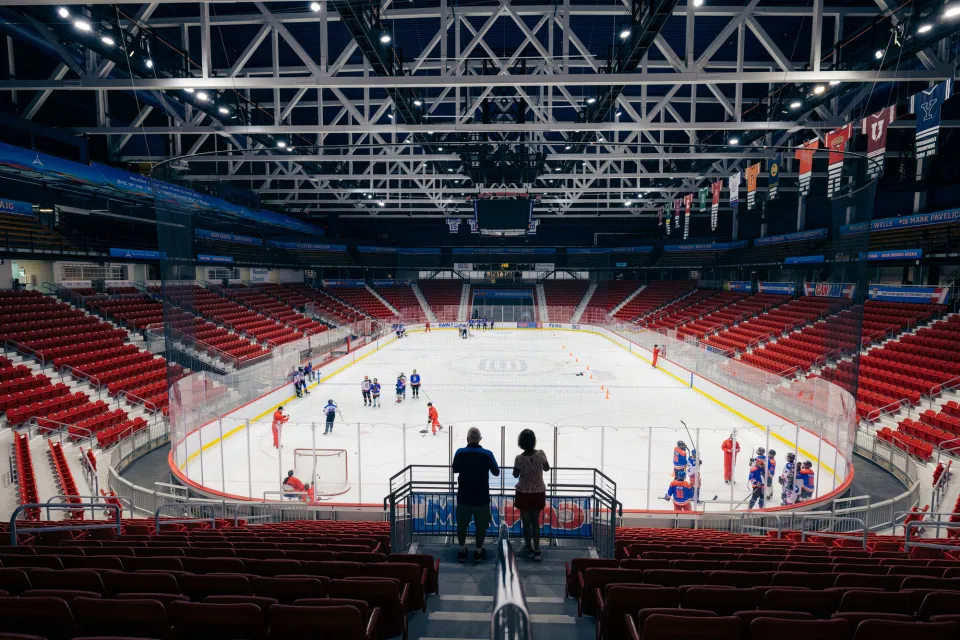 The arena at the Olympic Center.