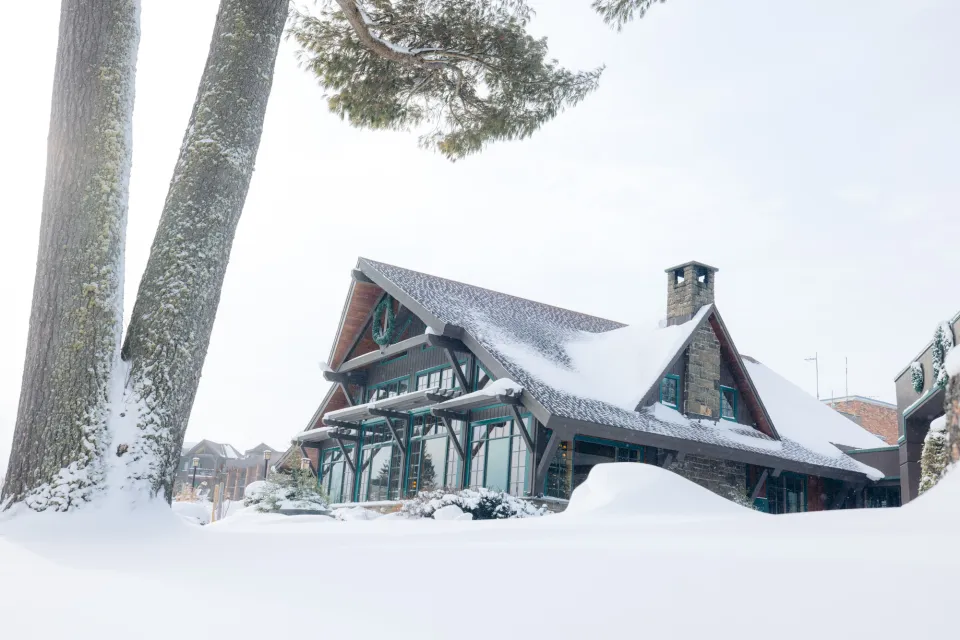 The Lake Placid Club Grandview in winter.