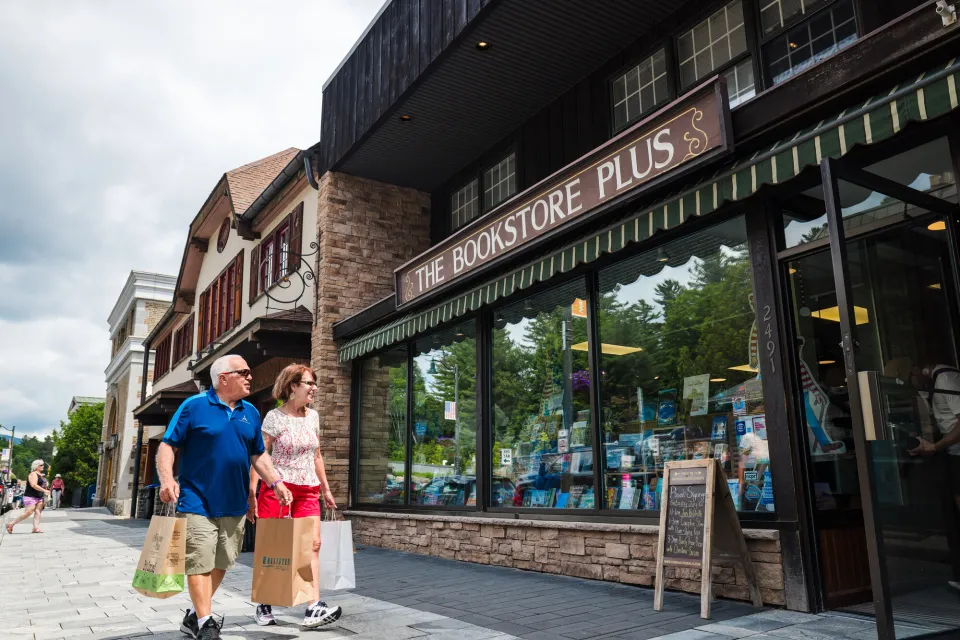 Shopping in Lake Placid.